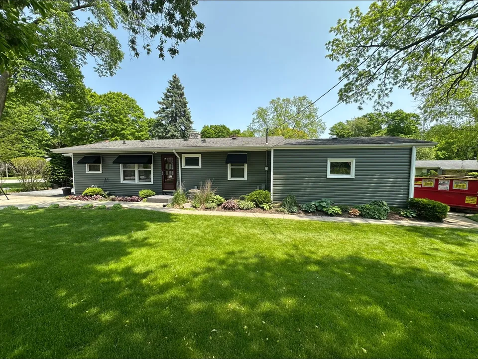 Completed new vinyl siding on a ranch home in Greendale, WI